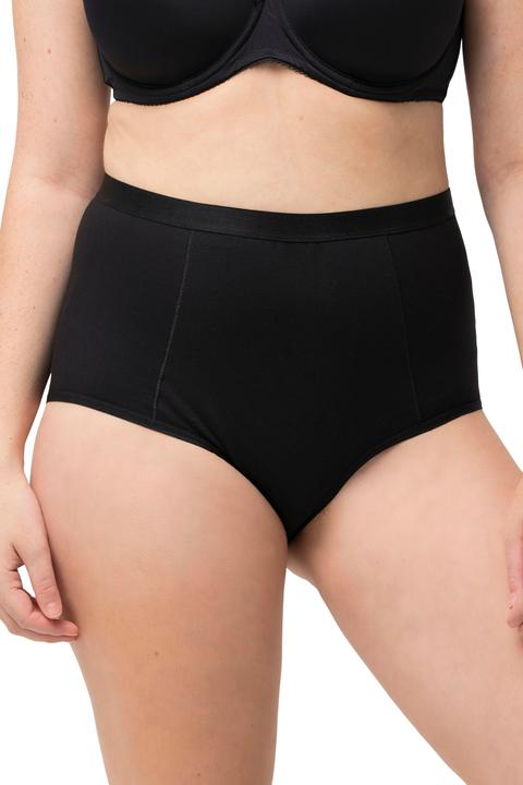 Image du produit Ulla Popken Culotte taille haute, semi-sculptante. Bande en satin à la taille. Collection Shapewear. (62)