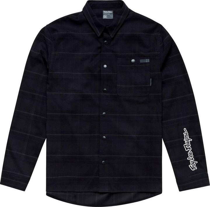 Troy Lee Designs Grind Flannel, YD Plaid, carbon, XL