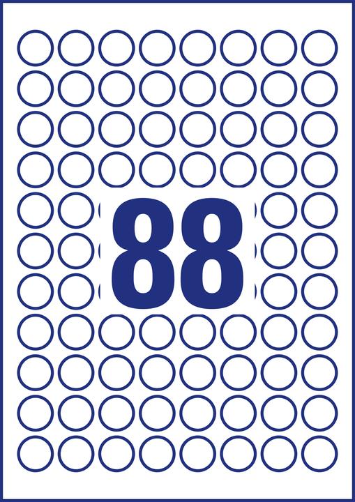 Actual product image Avery Identification labels