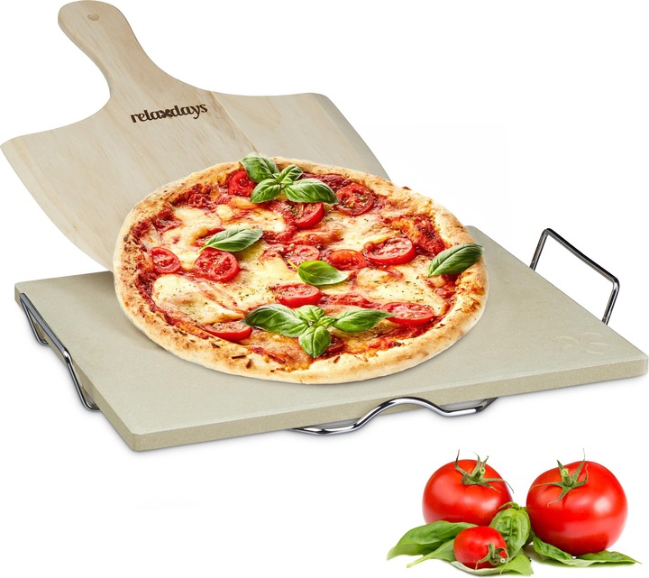 Produktbild Relaxdays Pizzastein Set