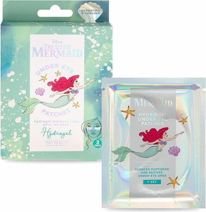 Produktbild Mad Beauty Hydro gel under eye mask Little Mermaid ( Hydro gel Under Eye Masks) 3 pcs