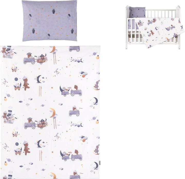 Produktbild Chipolino 5-teiliges Bettwäsche-Set (100 x 130 cm, 35 x 45 cm, 95 x 150 cm)