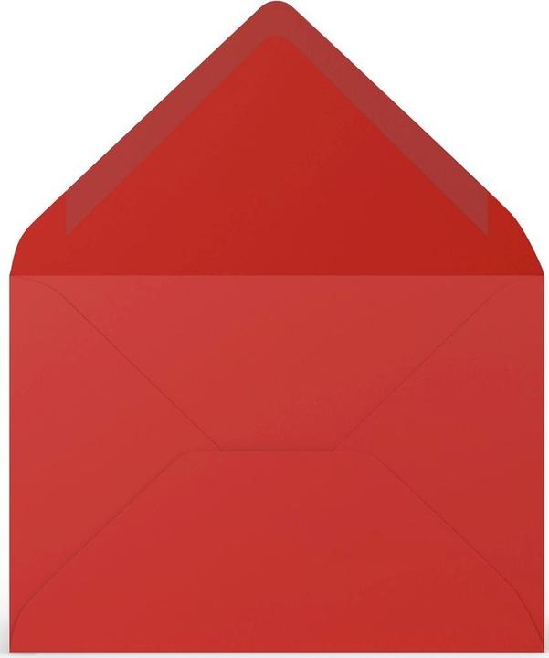 Actual product image Magni 220705526 - Coloretti envelopes, 80 g/m², DIN C6, corn poppy, 5 pcs. (C6, 5 x)