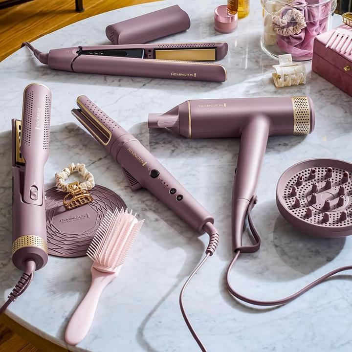 Actual product image Remington Ionic rotating curling iron with ceramic coating, digital temperature control, automatic shut-off