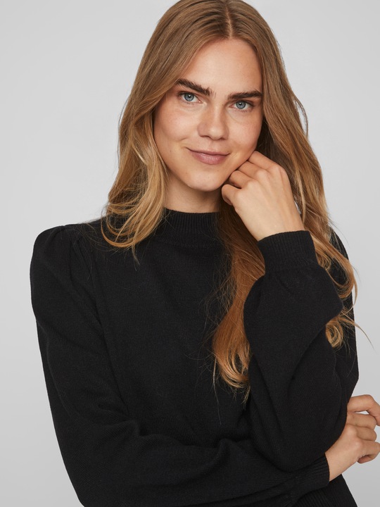 Produktbild Vila High Neck Langarmbluse (L)
