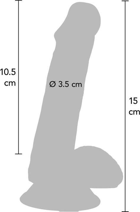 Produktbild ToyJoy Happy Dicks Dildo 6 In w.Balls