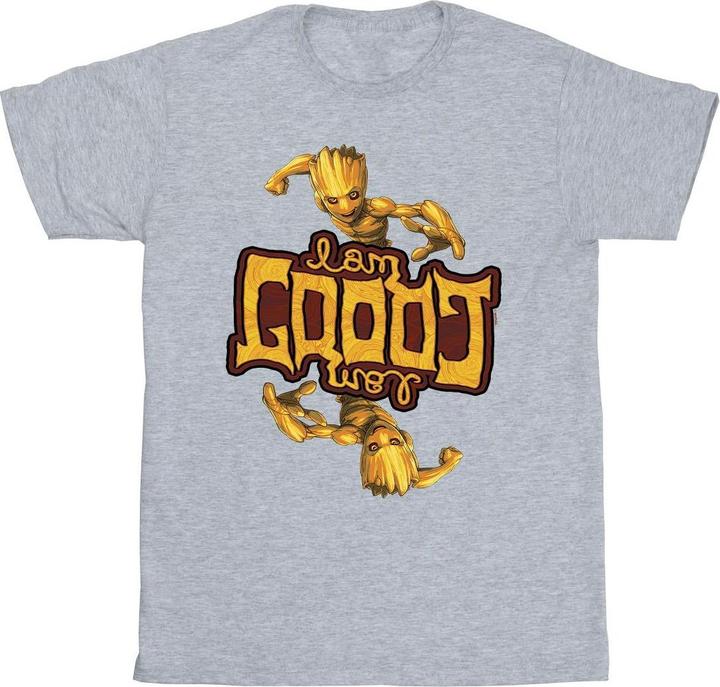 Immagine prodotto Guardians Of The Galaxy Groot Inverted Grain Maglietta Uomo (L)