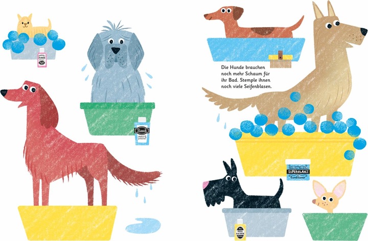 Image du produit Tamponnage au doigt : chiens et chats