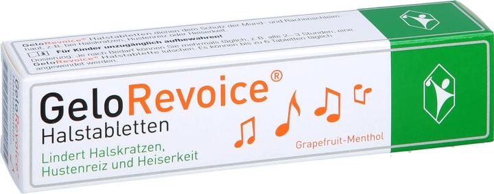 Produktbild GeloRevoice Halstabletten Grapefruit-Menthol, 20 St. Tabletten (20 Stück)