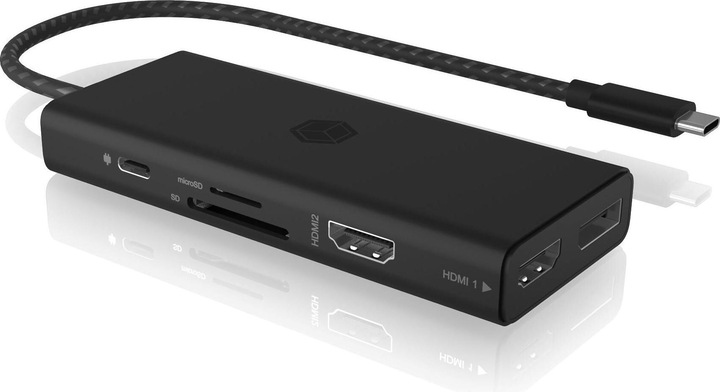 Produktbild Icy Box IB-DK4011-CPD (USB-C, 9 Ports)
