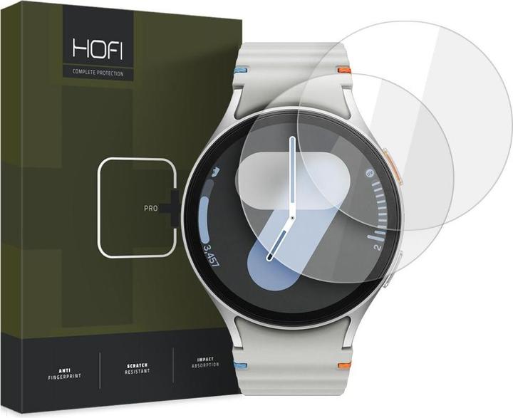 Hofi GLASS PRO+ PANZERGLAS 2ER-PACK FÜR SAMSUNG GALAXY WATCH 4 / 5 / 6 / 7 / FE (40 MM) KLAR