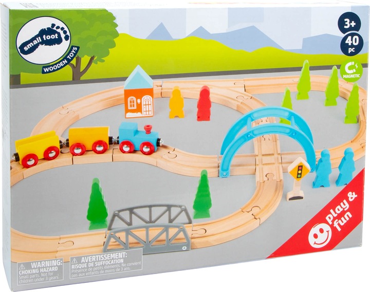 Produktbild small foot Holzeisenbahn Grosse Reise