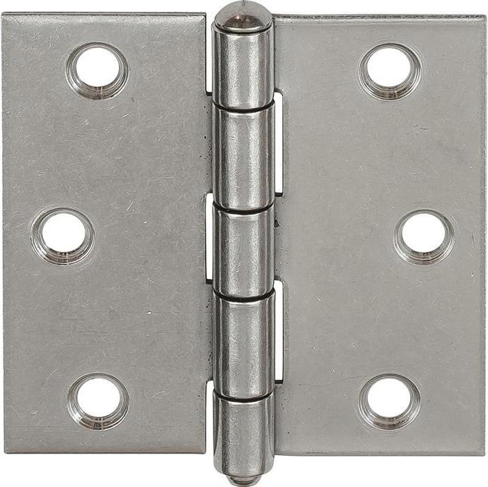 Actual product image Vormann Hinge Width 75 mm Thickness 1.75 mm Stainless steel V2A edged
