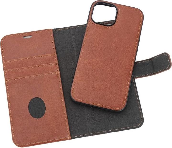 Immagine prodotto Radicover Protezione dalle radiazioni Portafoglio in pelle vegana 2in1 MAGSAFE iPhone 15 Marrone (Apple iPhone 15)