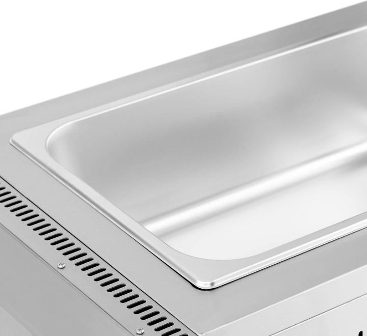 Image du produit Royal Catering Bain-marie à gaz 3300 W 1 GN Récipient gastronomique Bain-marie RC-BMG6020E