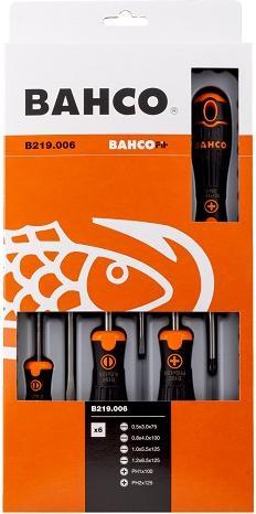 Produktbild Bahco BahcoFIT Schraubendreher-Satz mit 2-Komponenten-Griff - 6-teilig (Phillipps-Kreuzschlitz (PH))