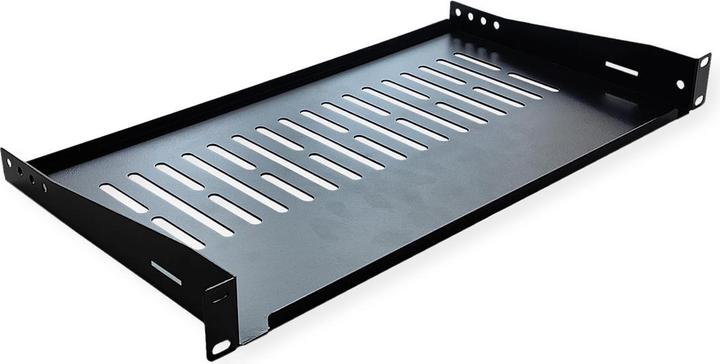 Value 19"-Fachboden 1HE, T: 250 mm, < 10 kg, U-Form