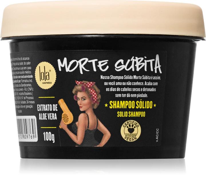 Actual product image Room05 LOLA COSMETICS Morte Súbita Solid Shampoo 100g (Solid shampoo, 100 g)