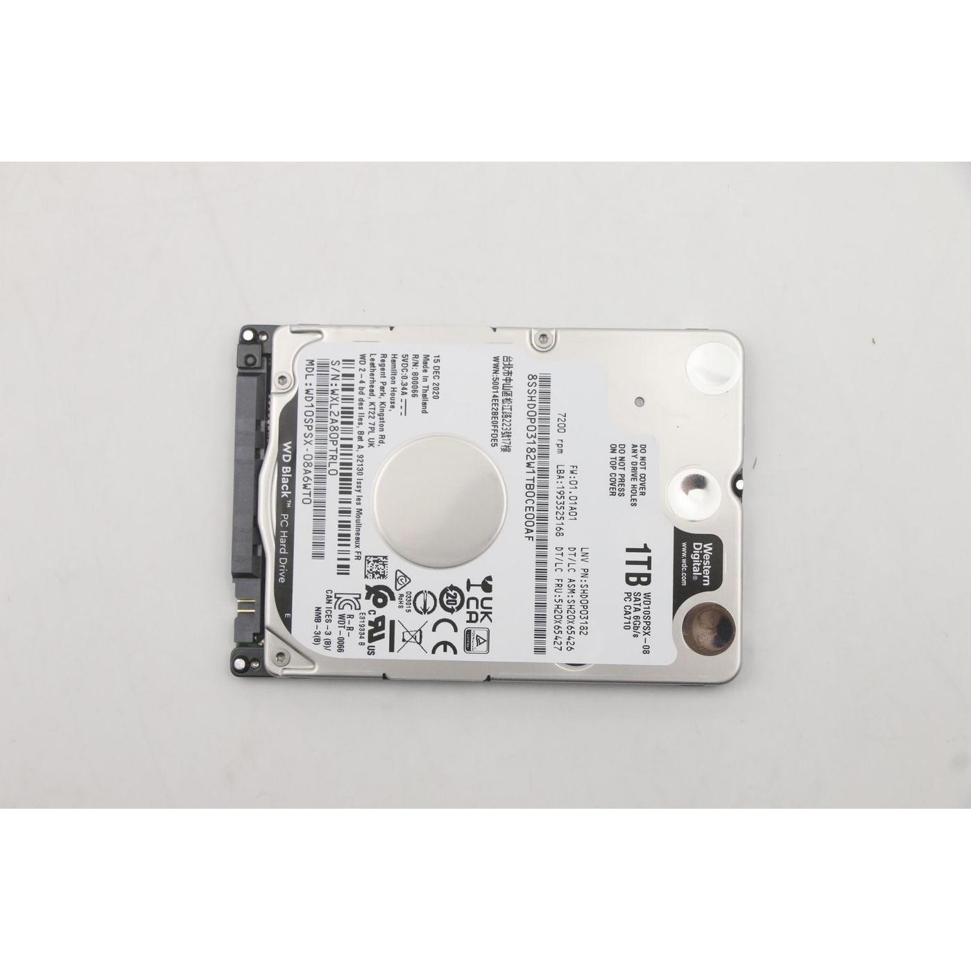 Lenovo WD MZ1000S 2.5 1TB 7200 (1 TB), Festplatte