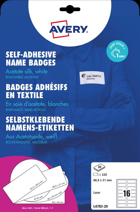 Actual product image Avery Name labels