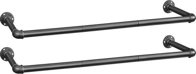 Actual product image Songmics Set of 2 clothes rails for wall mounting