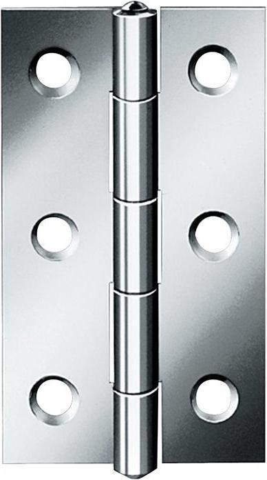 Productafbeelding Vormann Scharnier Hoogte 70 mm Breedte 38 mm Dikte 1,4 mm Staal blauw verzinkt gewalst, smal