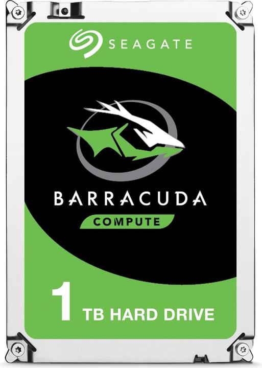 Seagate Desktop Barracuda 7200 HDD SATA serial ATA /s NCQ cache 3.5inch BLK sing (1 TB, 3.5")