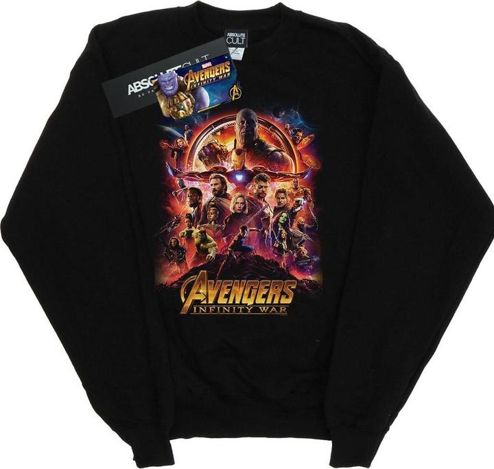 Produktbild Avengers Infinity War Film Poster Baumwolle Sweatshirt (M)