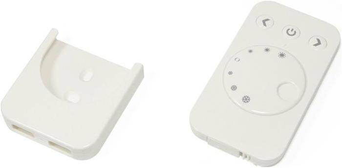 L&S LED Funkfernbedienung Serie Frankfurt inkl. Wandhalterung 1-Kanal weiss