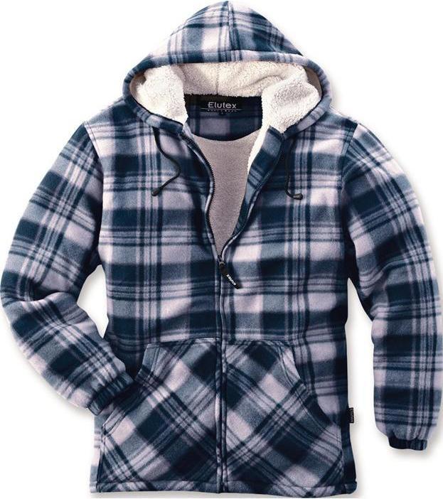Produktbild Scheibler Thermojacke Vancouver Grösse XXL blau/beige-kariert (XXL)