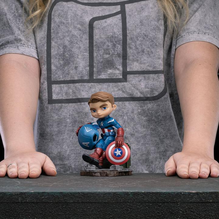 Produktbild Iron Studios Avengers Infinity Saga Mini Co. PVC Figur Captain America 14 cm