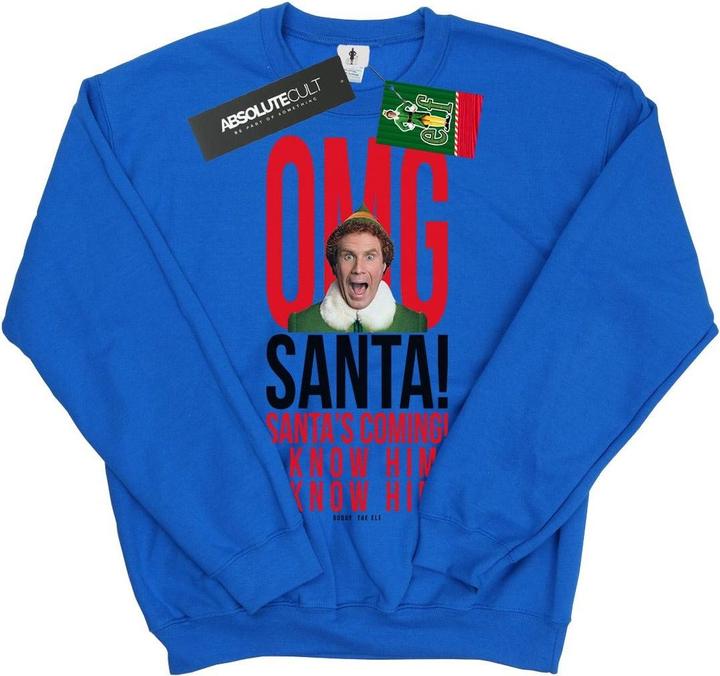 Produktbild Elf OMG Santa I Know Him Sweatshirt Mädchen (152, 158)