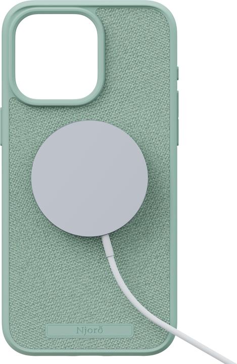 Njord Hard-Cover Fabric MagSafe Case Turquoise (Apple iPhone 15 Pro Max)