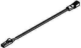 Image du produit L&S Câble adaptateur Emotion adapté au 24 V Longueur 200 mm blanc