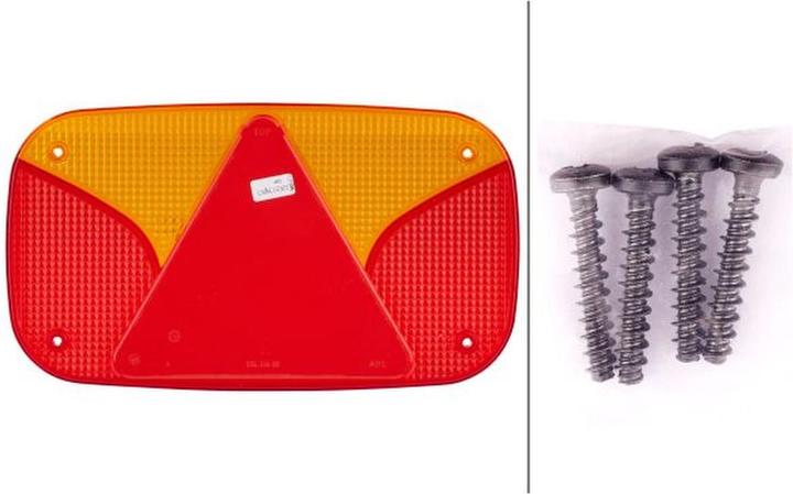 Actual product image Hella lens for PUTZMEISTER HUMBAUR