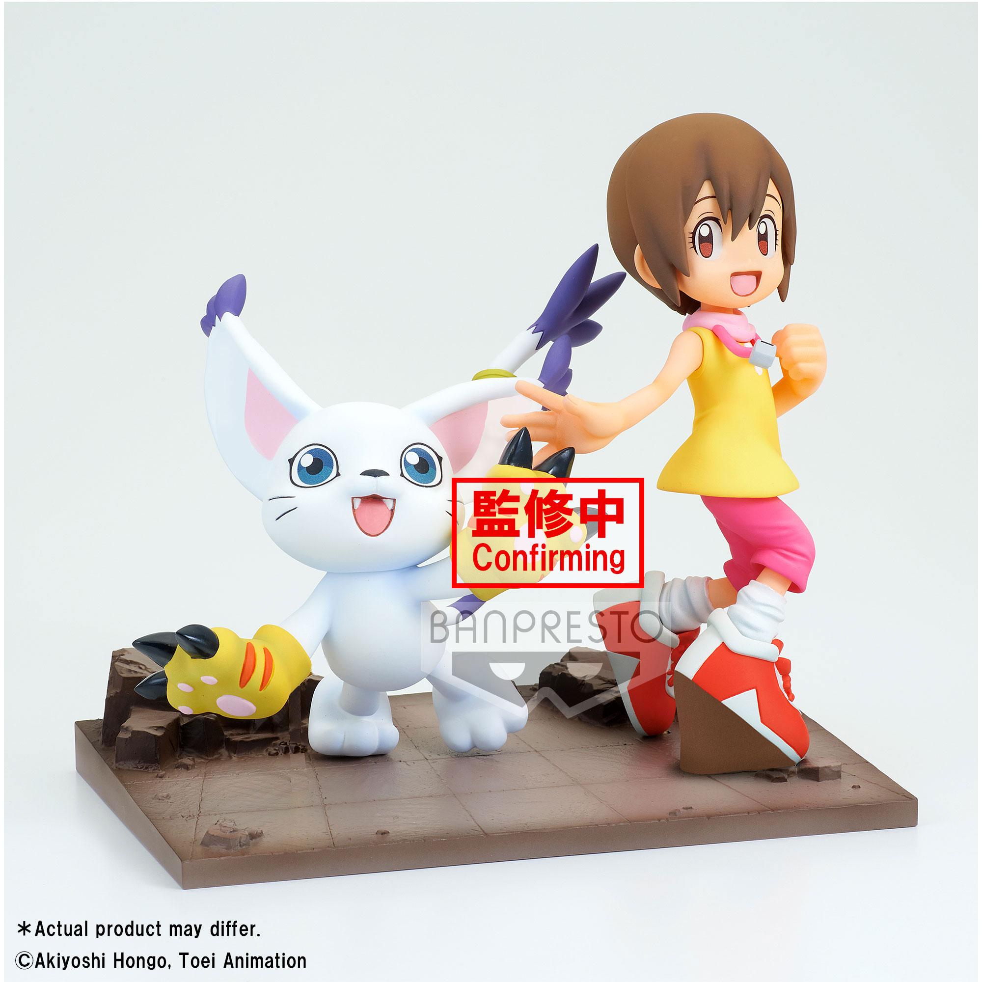 Banpresto Digimon Adventure DXF Archives Hikari & Tailmon 12cm