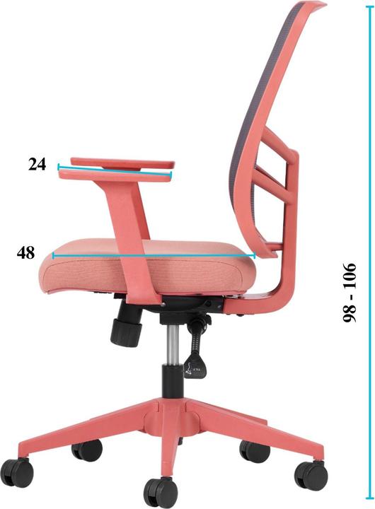 Image du produit Kalune Design Leto Salmon Office Chair