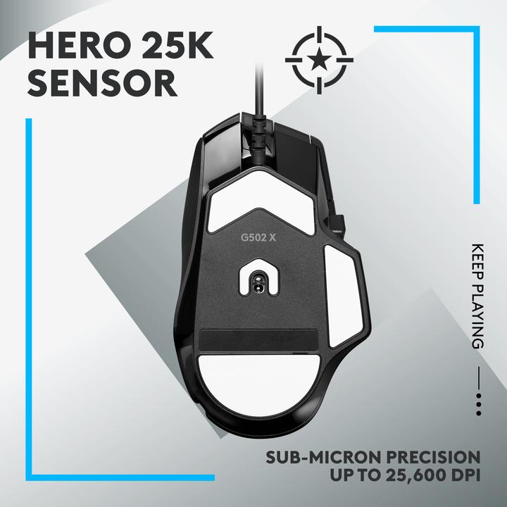 Image du produit Logitech G G502 X (Filaire)