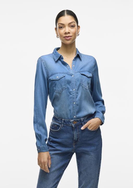 Actual product image Vila Pockets denim shirt (S)