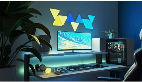 Productafbeelding Nanoleaf Vormen Driehoeken Slimmer Kit (100 lm)