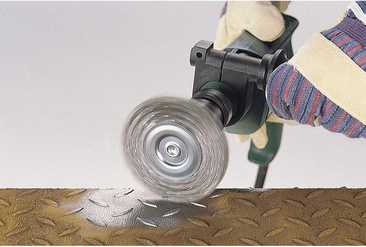 Produktbild wolfcraft 1 Stahldraht-Scheibenb. S=6mm ø100x7mm