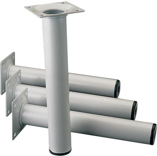 Produktbild Element-System Möbelfuss weissaluminium 30 mm Höhe 800 mm Anschraubplatte