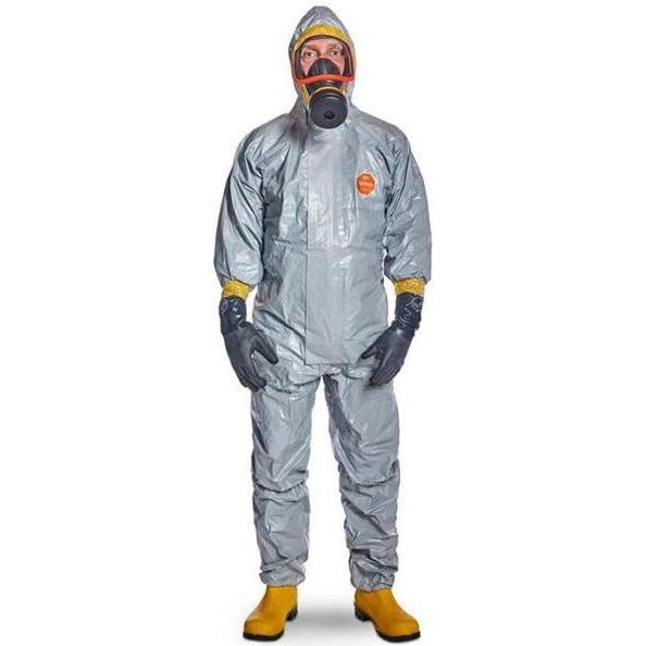 Dupont, Arbeitsjacke, Schutzoverall Tychem 6000 F Grösse XXL grau PSA-Kategorie III (XXL)