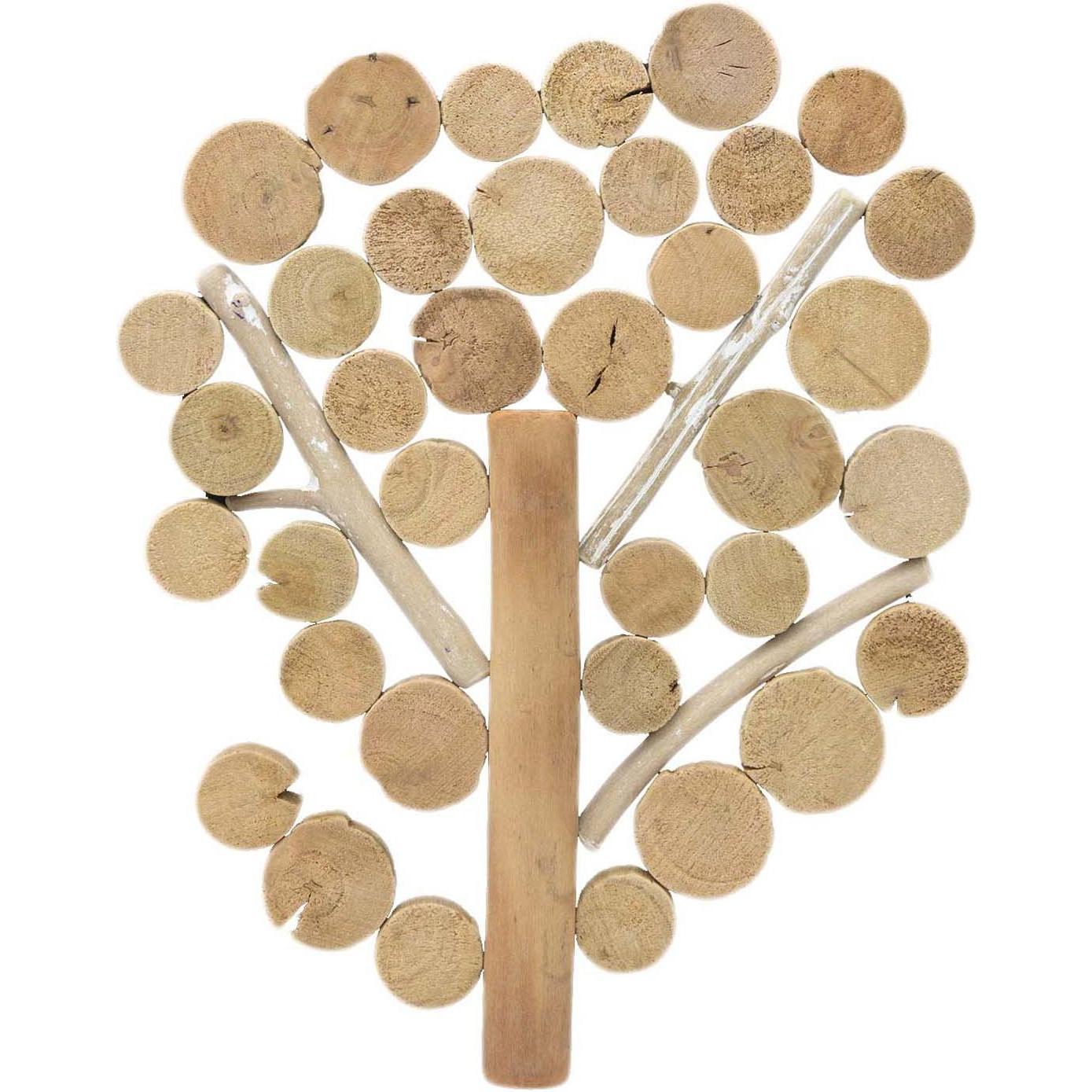 Runde Holzscheiben klein - 1 kg