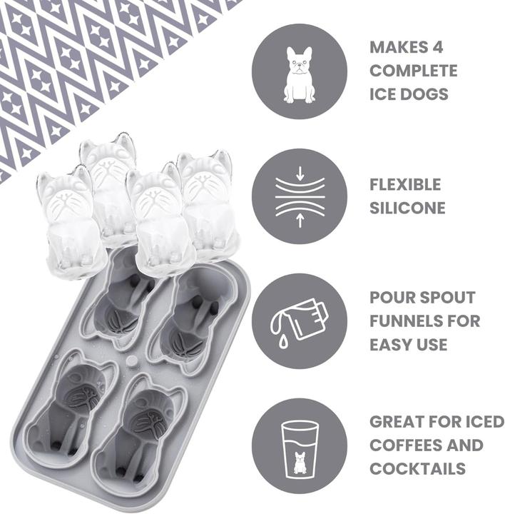 Actual product image Uberstar Eiswürfelform Frenchie