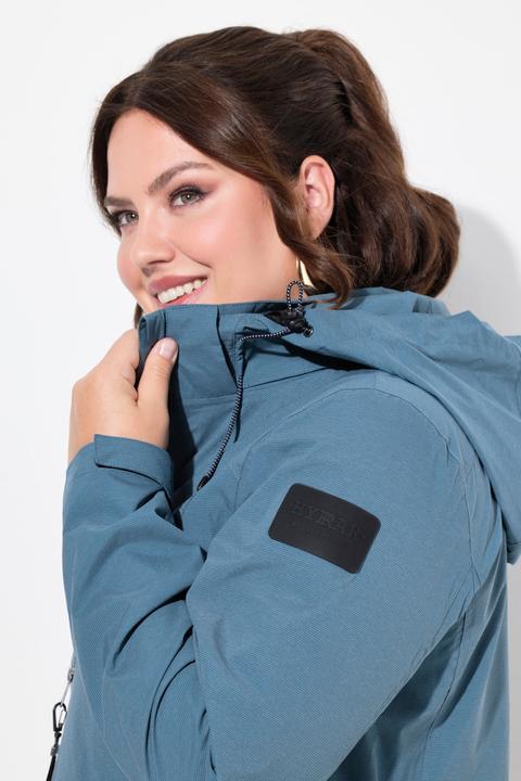 Produktbild Ulla Popken HYPRAR Funktionsjacke, wasserdicht, A-Linie, Kapuze (46, 48)