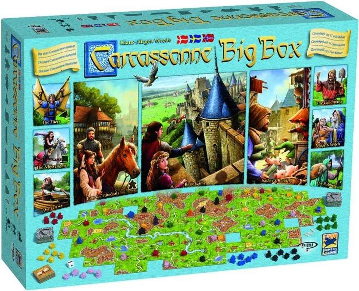 Produktbild Enigma Carcassonne (Dänisch, 2 - 6 Spieler)