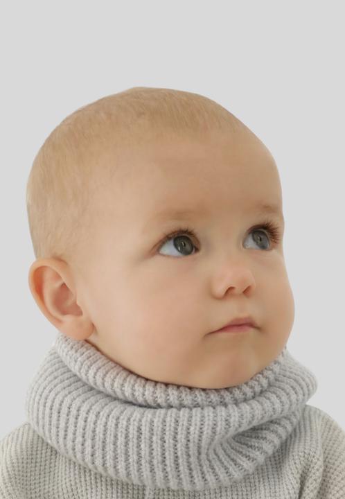 Immagine prodotto Maxte Mädchen Winter-Schlauchschal – 100% Extra Feine Merinowolle Vanilla