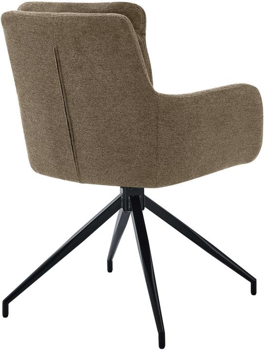 Produktbild CLP Esszimmerstuhl Somers | Drehbarer Sessel mit Armlehnen & Zentrierfunktion