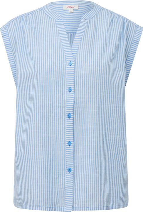 Immagine prodotto s.Oliver Bluse Gestreifte Baumwollbluse im Relaxed Fit (38)